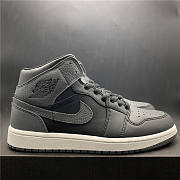 Air Jordan 1 Retro Mid Black Dark Grey 554724-041  - 3