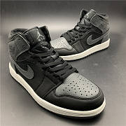 Air Jordan 1 Retro Mid Black Dark Grey 554724-041  - 5