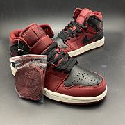 Air Jordan 1 Retro Mid Team Red Black 554724-601 - 3