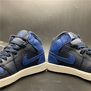 Air Jordan 1 Mid Obsidian Game Royal 554724-412  - 6