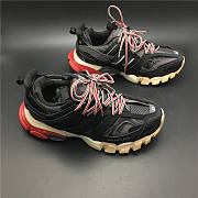 BALENCIAGA Black & Grey Track Sneakers - 3