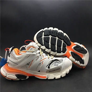 Balenciaga Track Trainers White Orange 