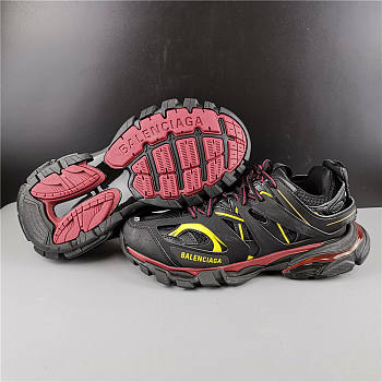 Balenciaga Track Trainers Black Bordeaux 