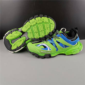 Balenciaga Track Trainers Green Blue 