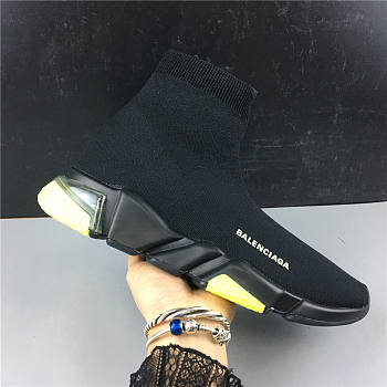Balenciaga Speed Trainer Clearsole Yellow Fluo