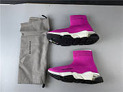 Balenciaga Speed Trainer Clear Sole Fuchsia - 6