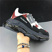 Balenciaga Triple S Clear Sole Black Brown Red 541624 W09O1 2268 - 1