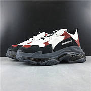 Balenciaga Triple S Clear Sole Black Brown Red 541624 W09O1 2268 - 6