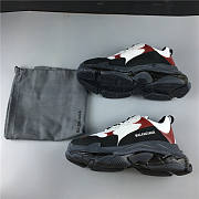 Balenciaga Triple S Clear Sole Black Brown Red 541624 W09O1 2268 - 4