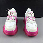 Balenciaga Triple S Clear Sole  White Pink 544351 W09O1 2281 - 3