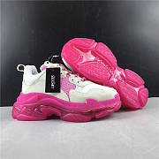 Balenciaga Triple S Clear Sole  White Pink 544351 W09O1 2281 - 4