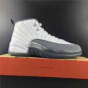 Air Jordan 12 Retro White Dark Grey (GS) 153265-160 - 4