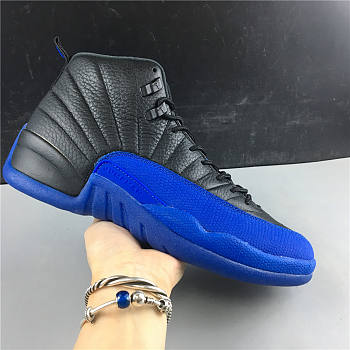 Air Jordan 12 Retro Black Game Royal 130690-014