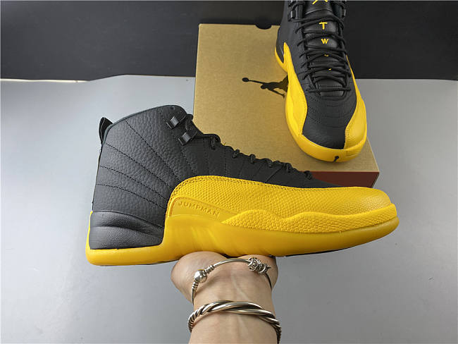 Air Jordan 12 Retro Black University Gold 130690-070 - 1