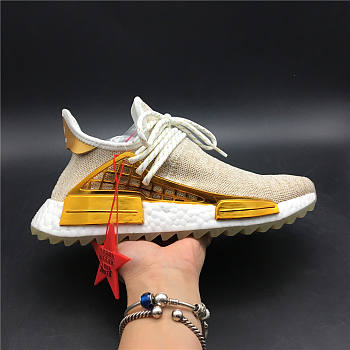 Adidas Pharrell NMD HU China Pack Happy (Gold) (Friends and Family) 