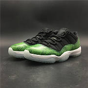 Air Jordan 11 Retro Low Green Snakeskin 528895-033 - 2