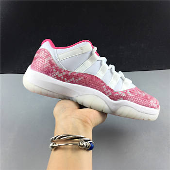 Air Jordan 11 Retro Low Pink Snakeskin (W) (2019) AH7860-106