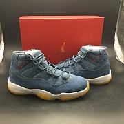 Levi’s x Air Jordan 11 Denim/Sail-Game Red 914433-401  - 3