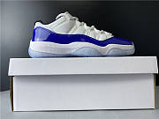 Air Jordan 11 Retro Low White Concord (W) AH7860-100 - 2