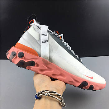 Nike React Runner Mid WR ISPA White Light Crimson AT3143-100 