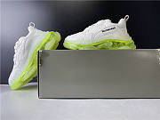 Balenciaga Triple S Clear Sole White/ Fluo Yellow 544351W09O10828 - 4