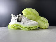 Balenciaga Triple S Clear Sole White/ Fluo Yellow 544351W09O10828 - 3