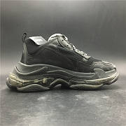 BALENCIAGA Logo Detail Mesh Paneled Chunky Sneakers (Black) 541624 WO 1000 - 6