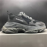 BALENCIAGA Logo Detail Mesh Paneled Chunky Sneakers (Black) 541624 WO 1000 - 5