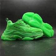 Balenciaga Triple S Neon Green Clear Sole 541624 W09OL 3801 - 5