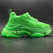 Balenciaga Triple S Neon Green Clear Sole 541624 W09OL 3801 - 4