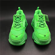 Balenciaga Triple S Neon Green Clear Sole 541624 W09OL 3801 - 2