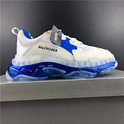 Balenciaga Triple S Clear Sole White Blue 541624 W09E1 1772 - 3