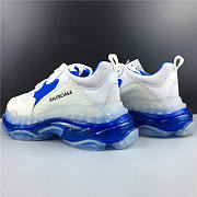 Balenciaga Triple S Clear Sole White Blue 541624 W09E1 1772 - 4