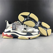 Balenciaga Triple S Sneaker silver/red/black 541624 W06E2 7320 - 3