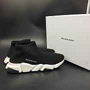 Balenciaga Speed Trainer Black White (2016) 458653-W05G0-1000  - 5