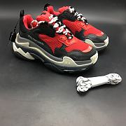 Balenciaga Triple S Black White Red 483513-W06E1-1000  - 4