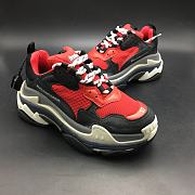 Balenciaga Triple S Black White Red 483513-W06E1-1000  - 3