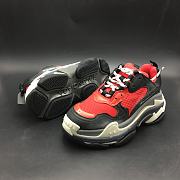Balenciaga Triple S Black White Red 483513-W06E1-1000  - 2