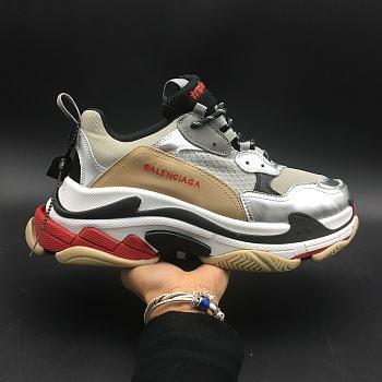 Balenciaga Triple S Silver Light Brown 483513 W06E3 1260 