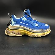 Balenciaga Triple S Dusty Blue/Yellow 483513 W06E2 4704 - 6