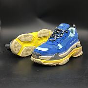Balenciaga Triple S Dusty Blue/Yellow 483513 W06E2 4704 - 4