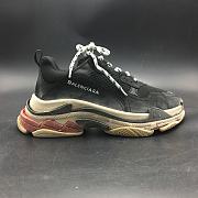 Balenciaga Triple S Old Black Red 483513 W06E1 1000 - 1