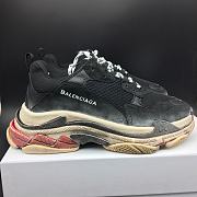 Balenciaga Triple S Old Black Red 483513 W06E1 1000 - 5
