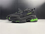 Balenciaga Triple S Sneakers Black Green 524039 W2PW1 4881 - 5