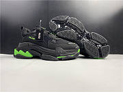 Balenciaga Triple S Sneakers Black Green 524039 W2PW1 4881 - 4