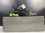 Balenciaga Triple S Sneakers Black Green 524039 W2PW1 4881 - 2