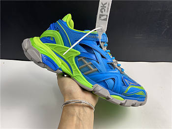 Balenciaga Track Silver Green Blue 570391 W2GN3 4030 