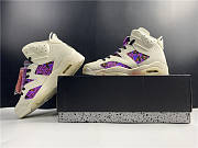 Air Jordan 6 Retro Quai54 Sail Black (2020) CZ4152-101 - 6