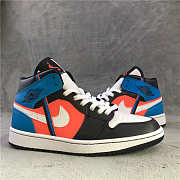 Air Jordan 1 Mid Orbit Game Time CV5276-001 - 1