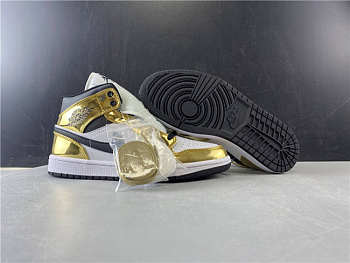 Air Jordan 1 Mid SE “Metallic Gold” 554727-156